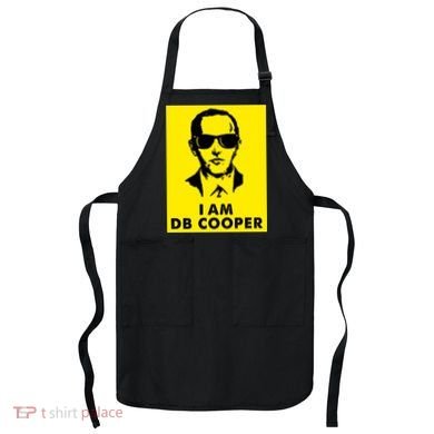 I Am D. B. Cooper Robber Thief Parachute Funny Apron