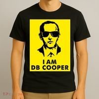 I Am D. B. Cooper Robber Thief Parachute Funny T-Shirt thumb 3