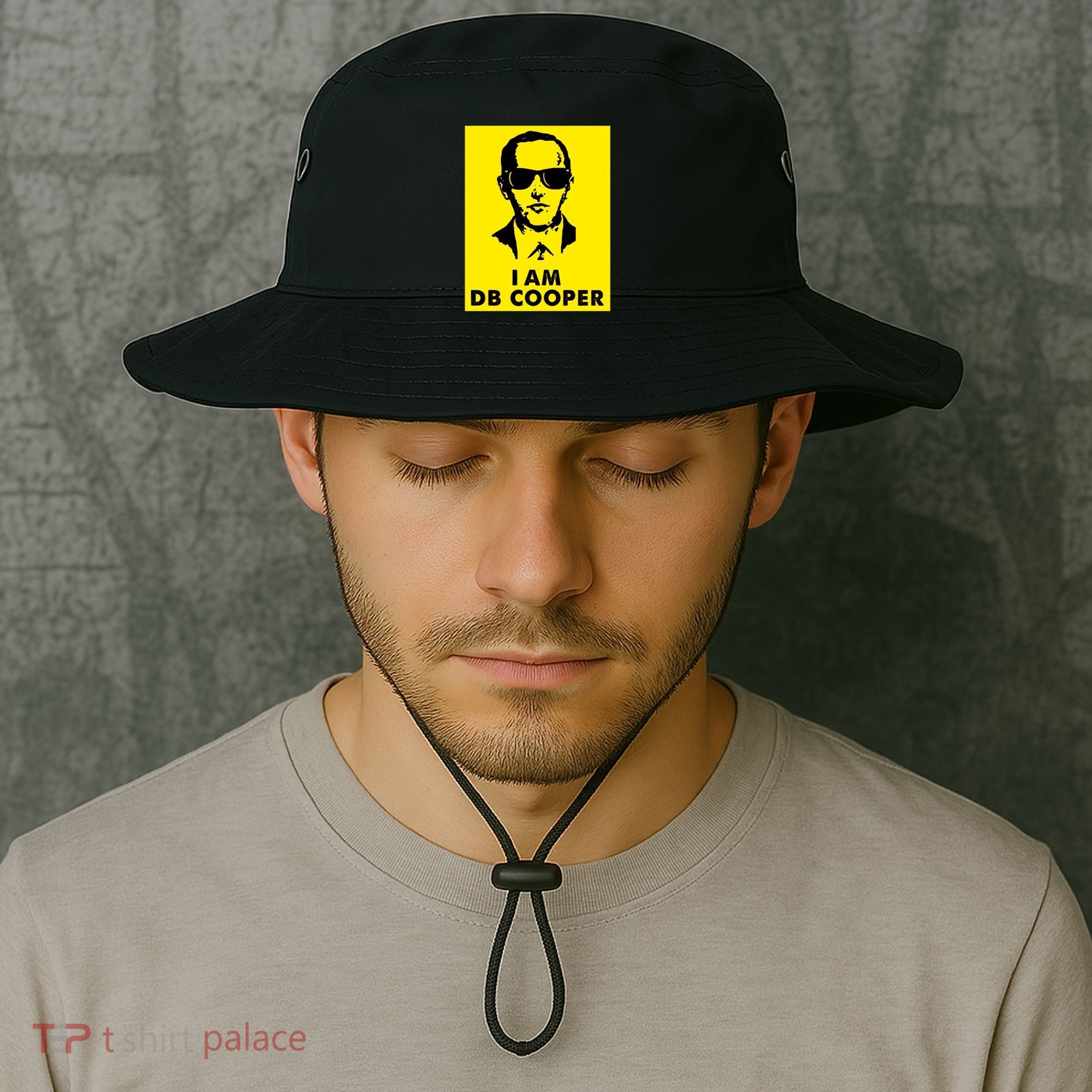 I Am D. B. Cooper Robber Thief Parachute Funny Bucket Hat