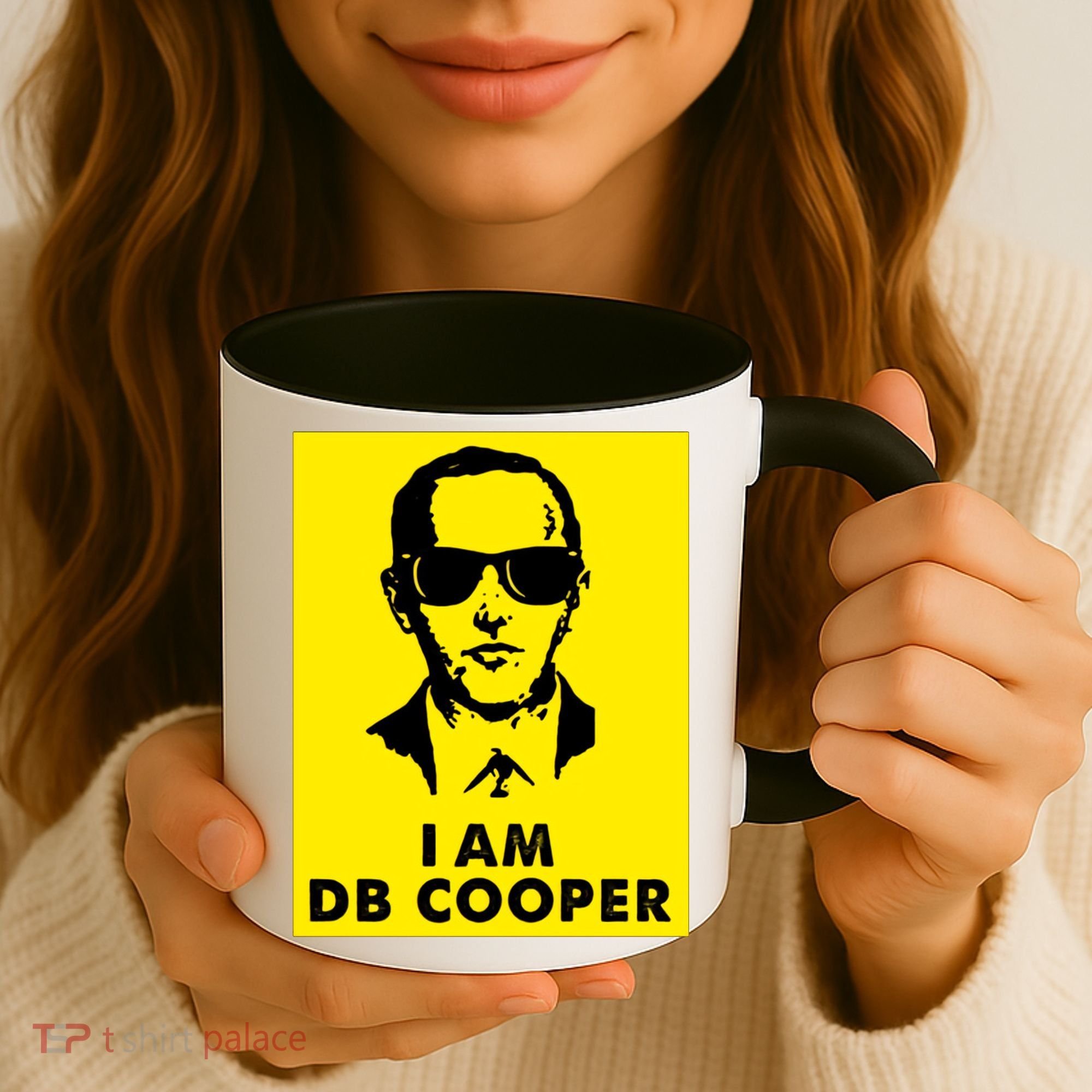 I Am D. B. Cooper Robber Thief Parachute Funny Coffee Mug