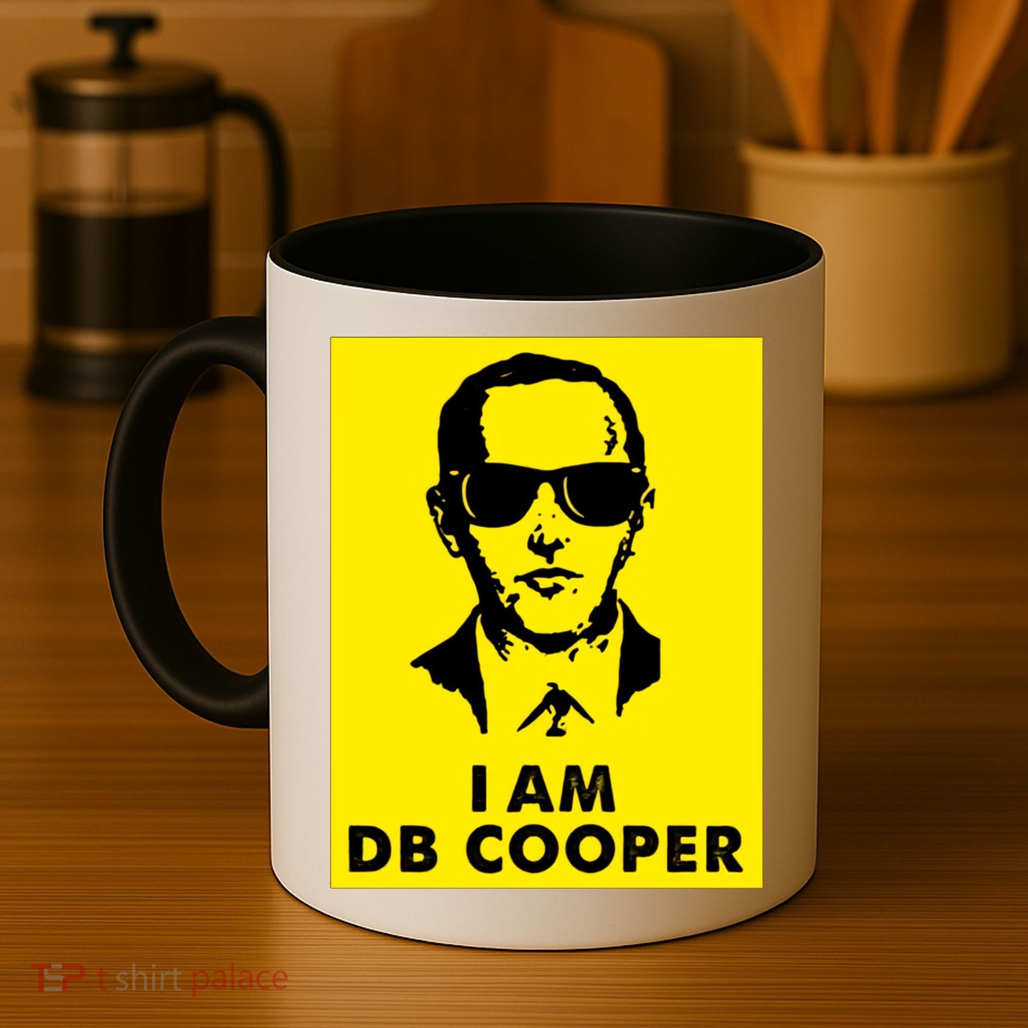 I Am D. B. Cooper Robber Thief Parachute Funny Coffee Mug