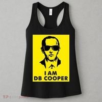 I Am D. B. Cooper Robber Thief Parachute Funny Women's Tank Top thumb 3