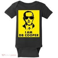 I Am D. B. Cooper Robber Thief Parachute Funny Baby Bodysuit thumb 0