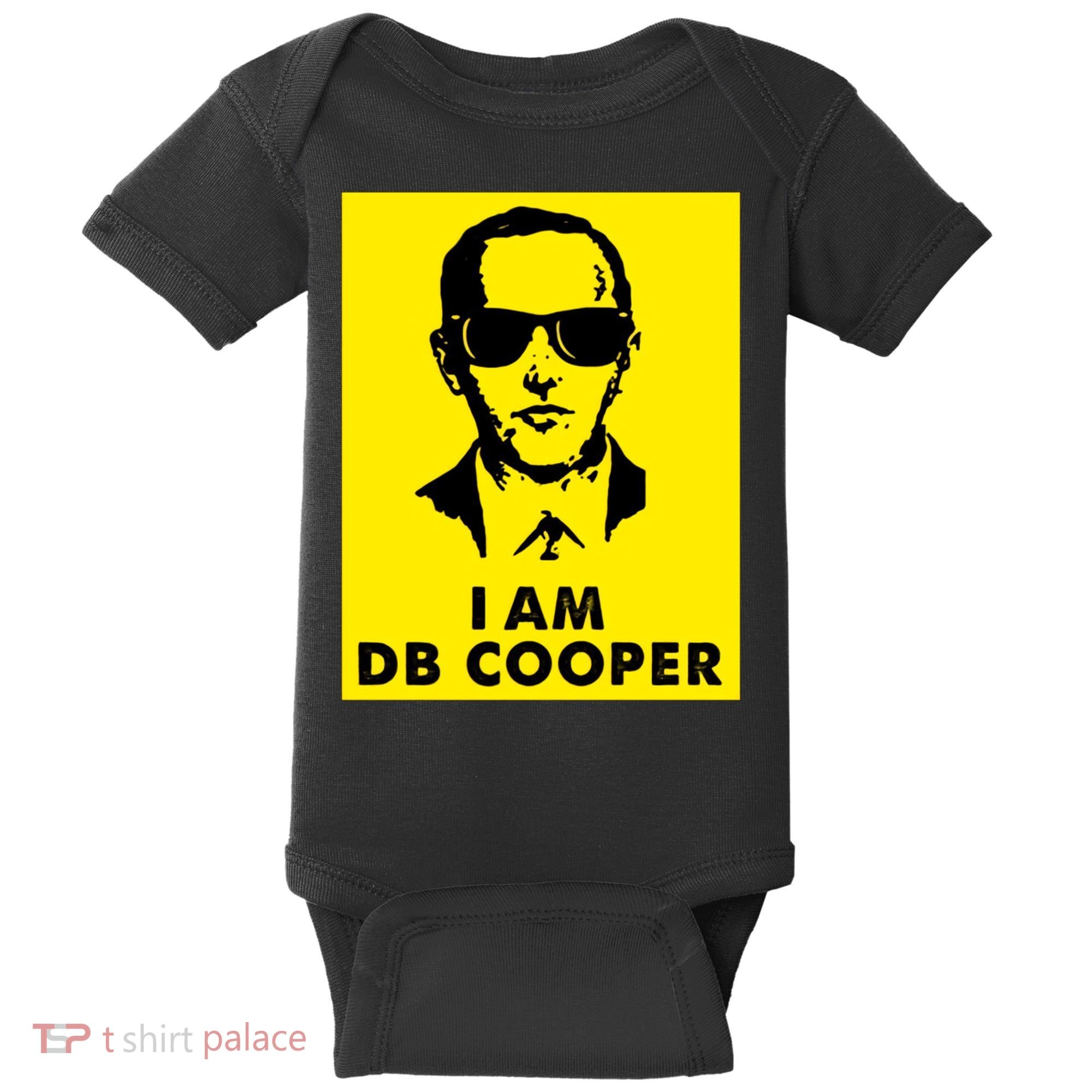 I Am D. B. Cooper Robber Thief Parachute Funny Baby Bodysuit