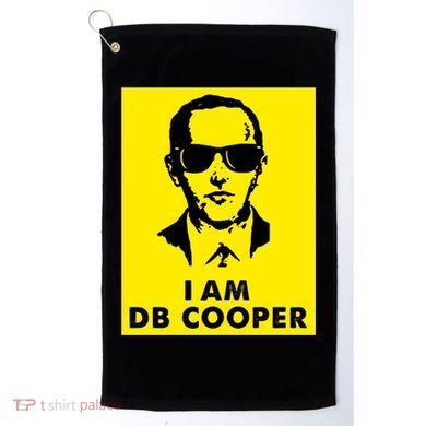 I Am D. B. Cooper Robber Thief Parachute Funny Golf Towel
