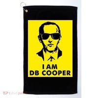 I Am D. B. Cooper Robber Thief Parachute Funny Golf Towel thumb 0