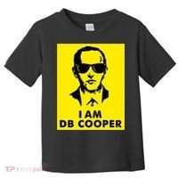 I Am D. B. Cooper Robber Thief Parachute Funny Toddler T-Shirt thumb 0