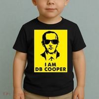 I Am D. B. Cooper Robber Thief Parachute Funny Toddler T-Shirt thumb 2