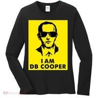 I Am D. B. Cooper Robber Thief Parachute Funny Women's Long Sleeve Shirt thumb 0