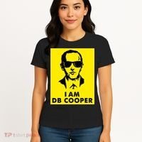 I Am D. B. Cooper Robber Thief Parachute Funny Women's T-Shirt thumb 4