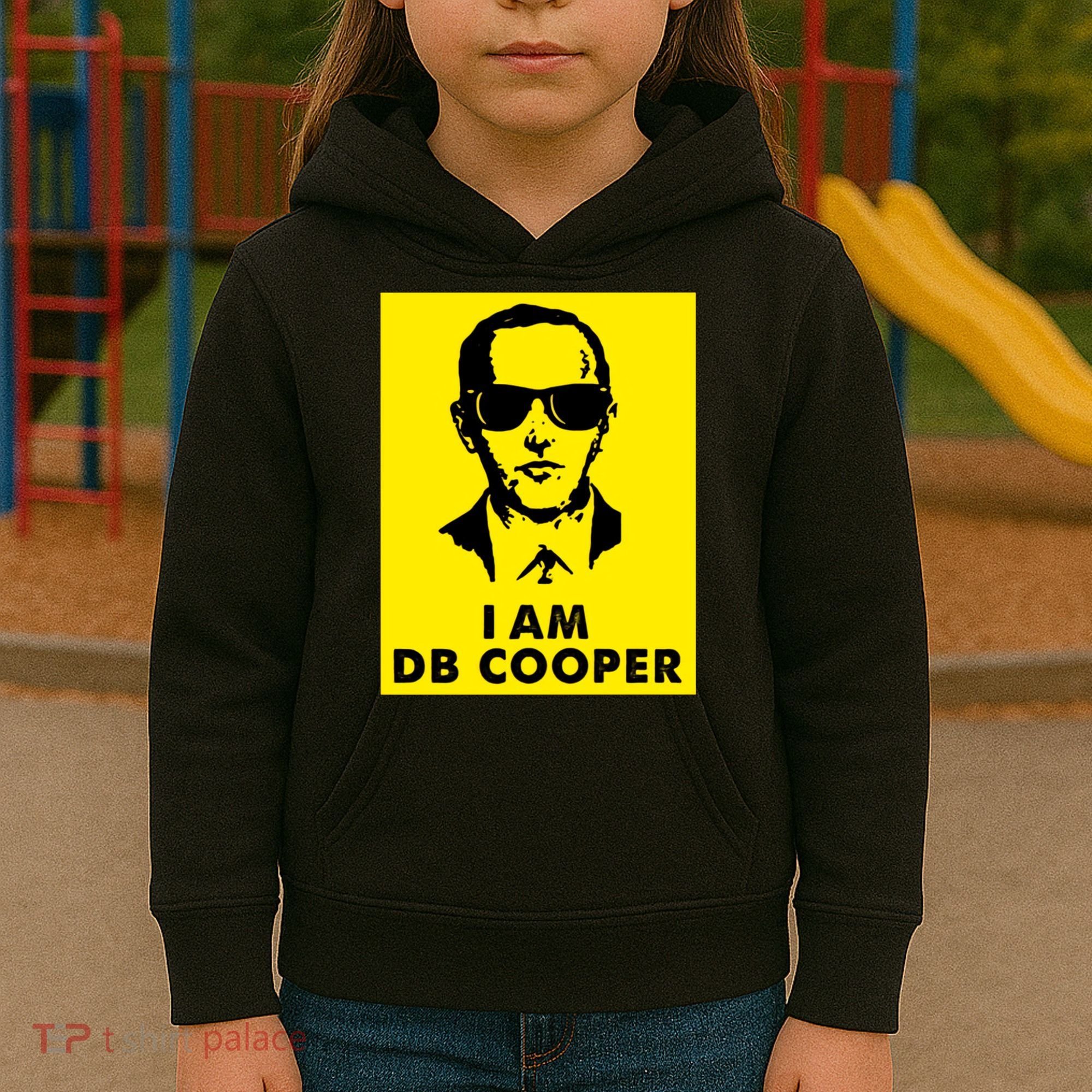 I Am D. B. Cooper Robber Thief Parachute Funny Kids Hoodie