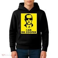 I Am D. B. Cooper Robber Thief Parachute Funny Kids Hoodie thumb 4