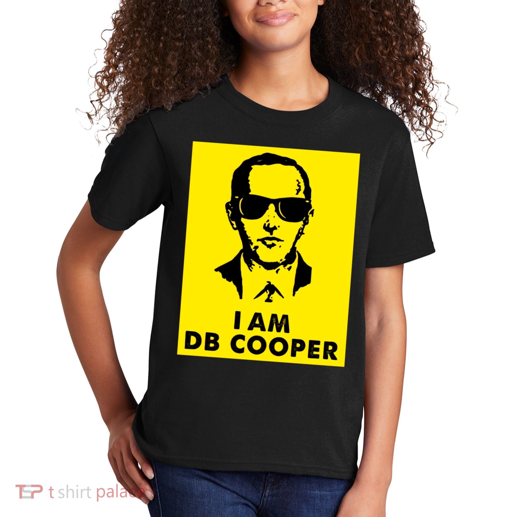 I Am D. B. Cooper Robber Thief Parachute Funny Kids T-Shirt