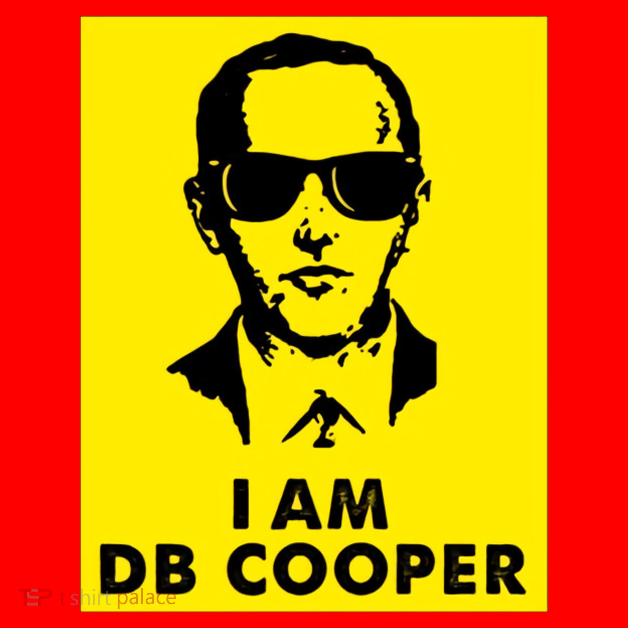 I Am D. B. Cooper Robber Thief Parachute Funny Santa Hat