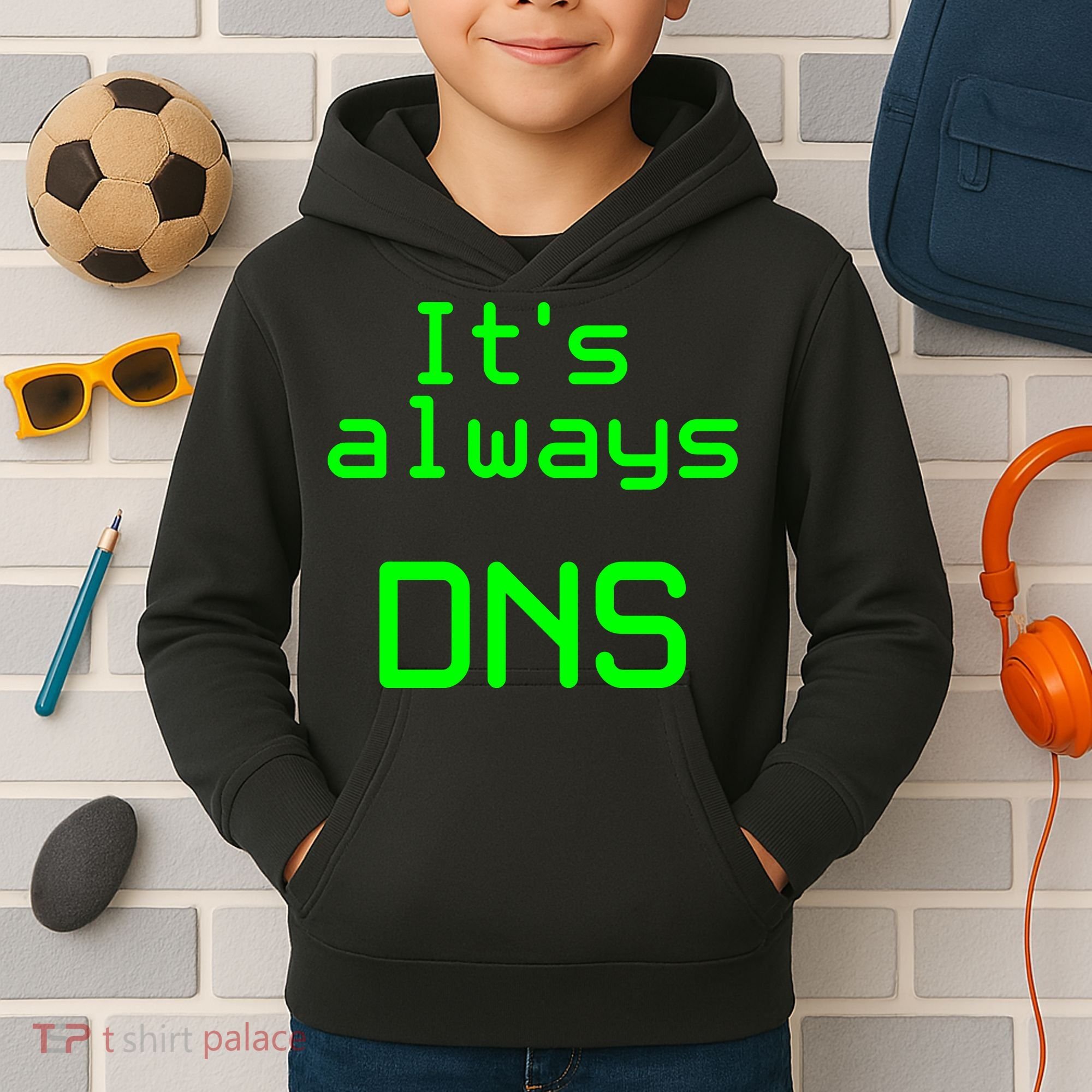 It's Always DNS Kids Hoodie