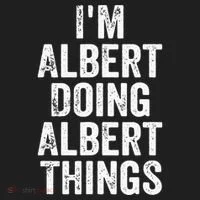 IM Albert Doing Albert Things Personalized First Name Women's Sweatshirt thumb 2