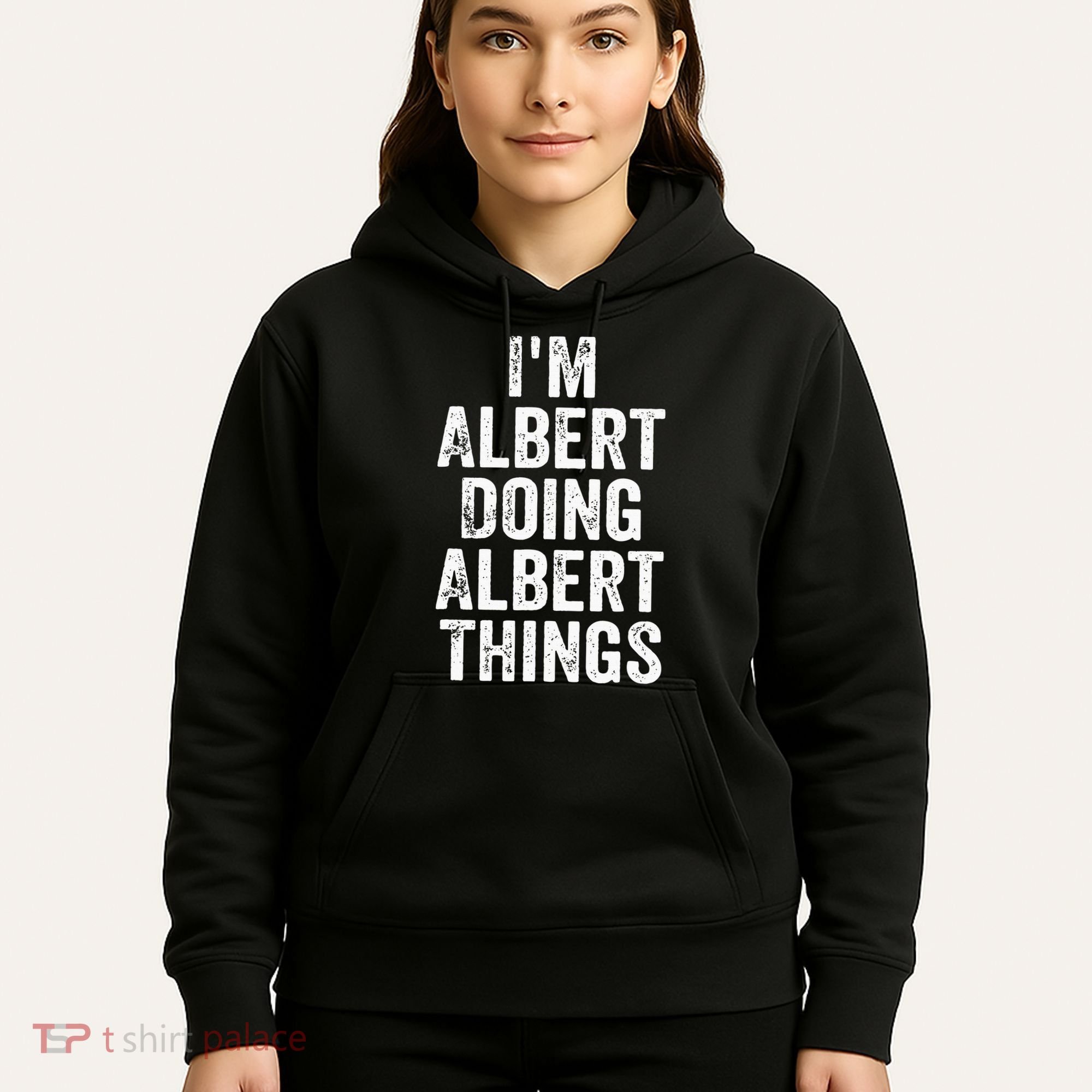 IM Albert Doing Albert Things Personalized First Name Hoodie