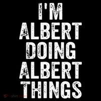 IM Albert Doing Albert Things Personalized First Name Tote Bag thumb 4