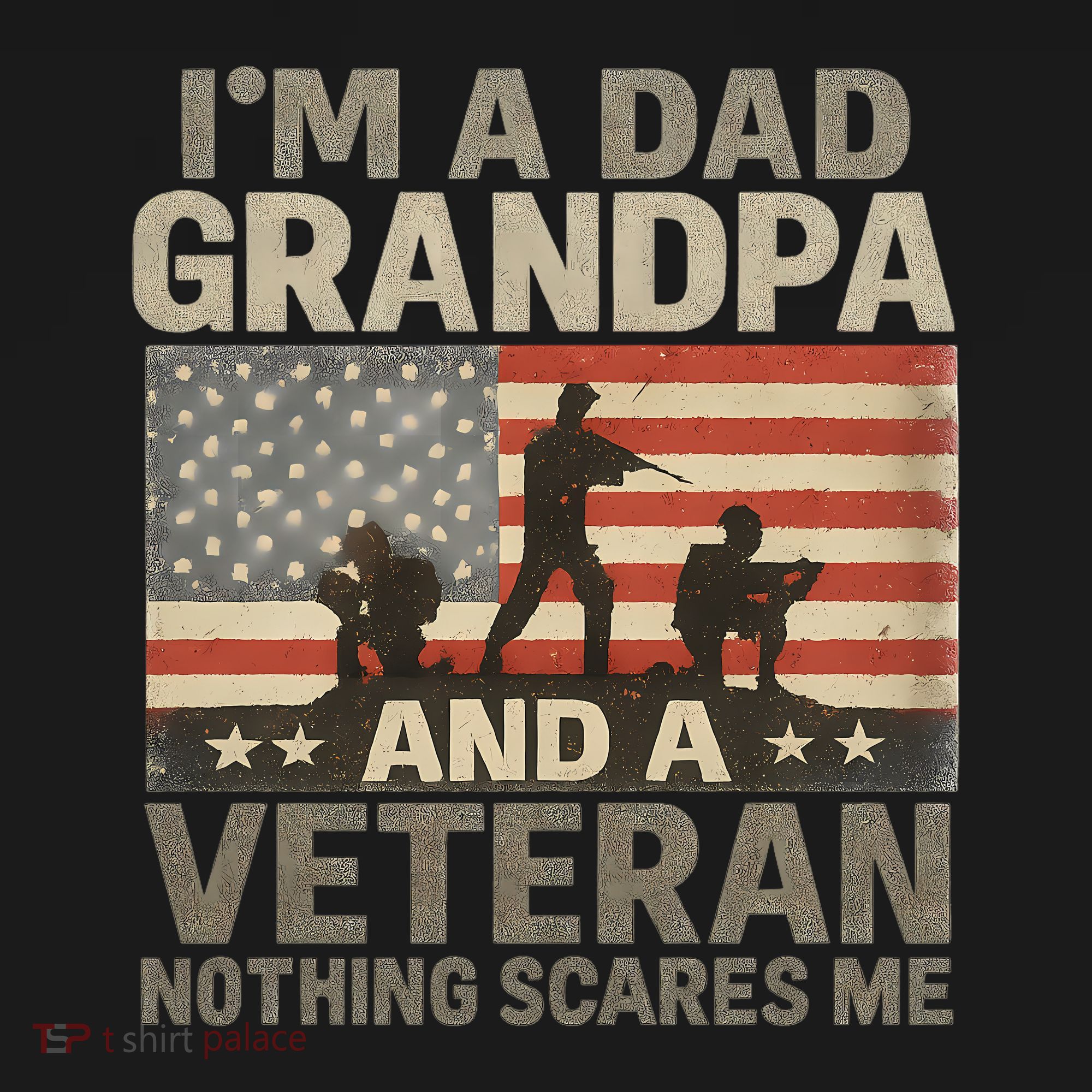I'm A Dad, Grandpa, and a Veteran – Nothing Scares Me Mousepad