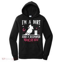 I'm a dirt and a diamond Horse Barrel Racing Barrel Racer Women's Hoodie thumb 0