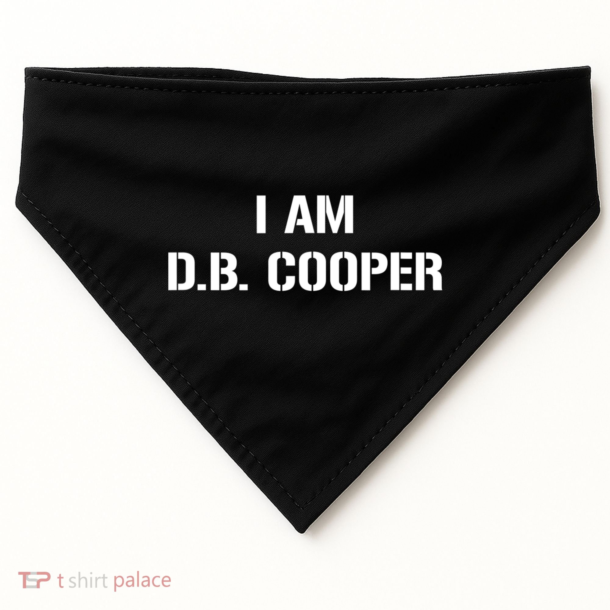 I Am D. B. Cooper USA-Made Doggie Bandana