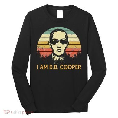 I Am Db Cooper Skydiving Funny Skydiver D.B. Cooper Long Sleeve Shirt