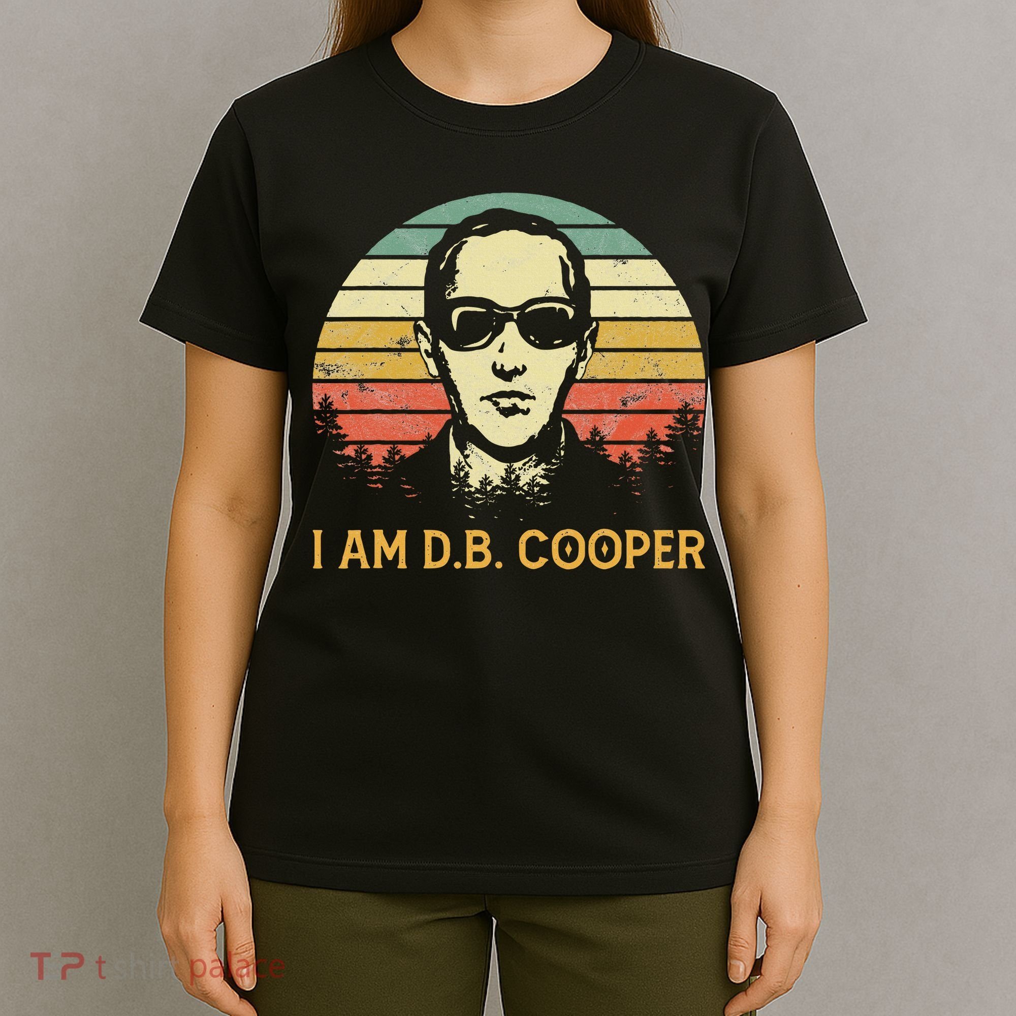 I Am Db Cooper Skydiving Funny Skydiver D.B. Cooper T-Shirt