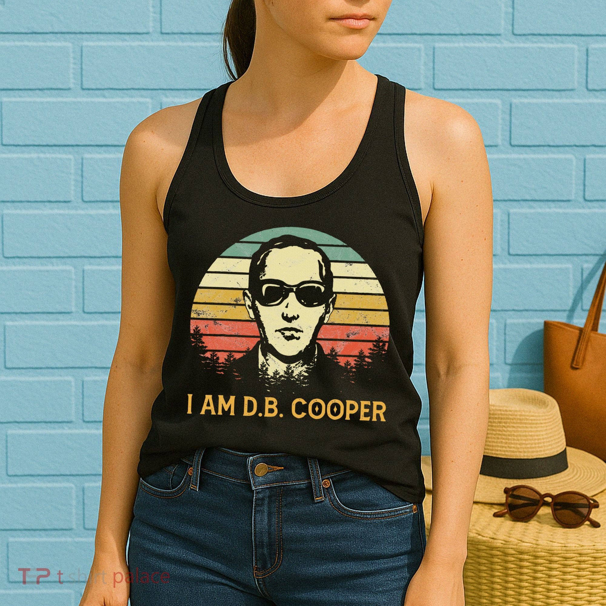 I Am Db Cooper Skydiving Funny Skydiver D.B. Cooper Women's Tank Top