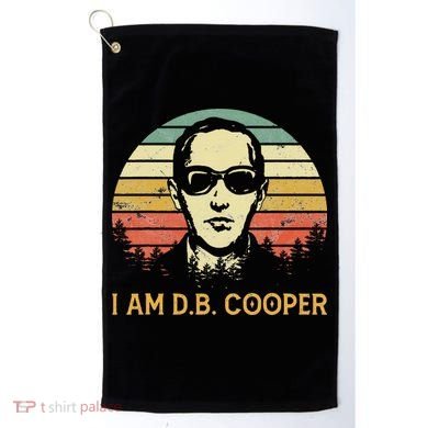 I Am Db Cooper Skydiving Funny Skydiver D.B. Cooper Golf Towel
