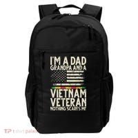 I'm A Dad Grandpa And A Vietnam Veteran Nothing Scares Me Backpack thumb 0