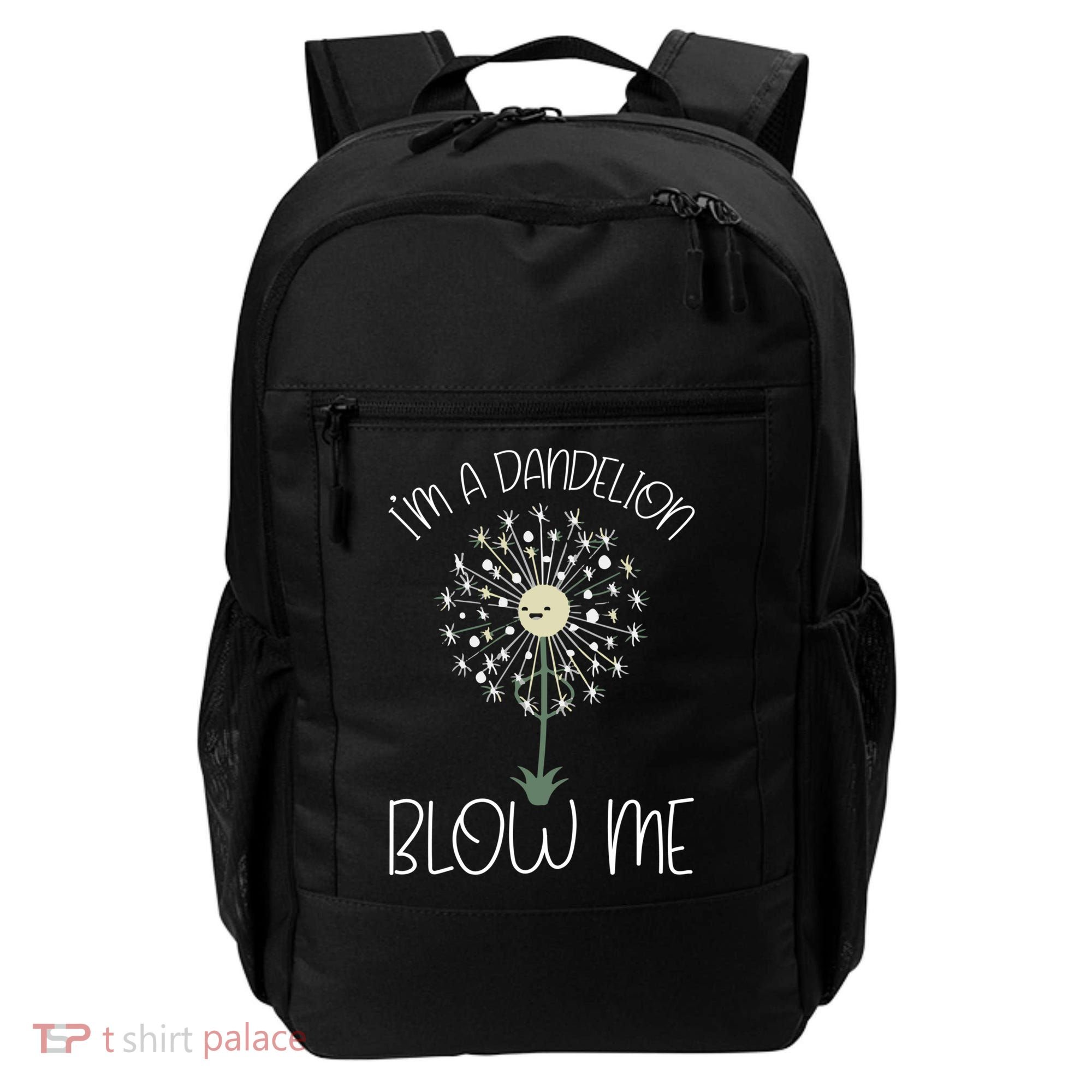 Im A Dandelion Blow Me Lazy Halloween Costume Funny Humor Gift Backpack