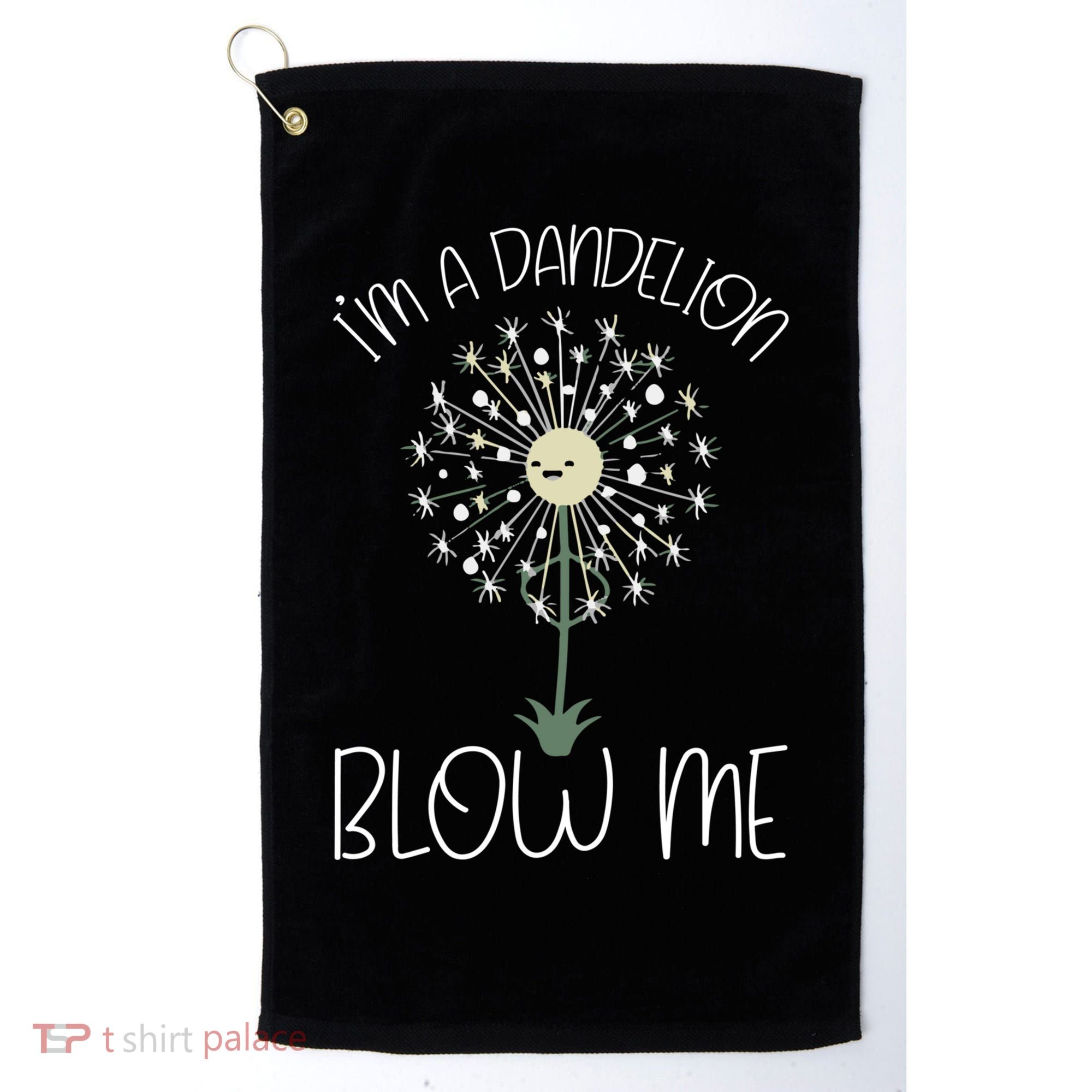 Im A Dandelion Blow Me Lazy Halloween Costume Funny Humor Gift Golf Towel