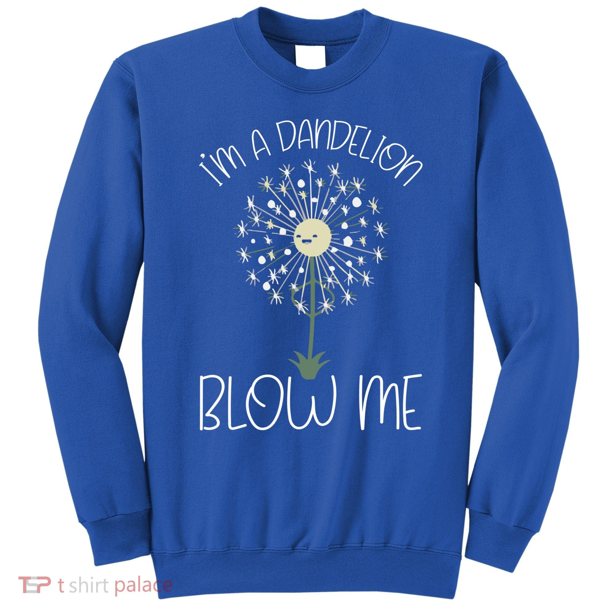 Im A Dandelion Blow Me Lazy Halloween Costume Funny Humor Gift Sweatshirt