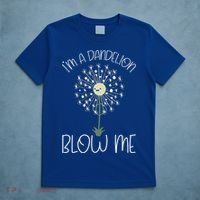 Im A Dandelion Blow Me Lazy Halloween Costume Funny Humor Gift T-Shirt thumb 5