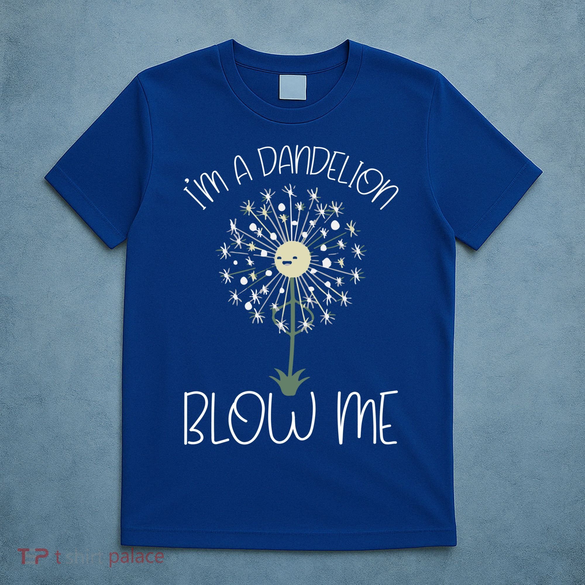 Im A Dandelion Blow Me Lazy Halloween Costume Funny Humor Gift T-Shirt