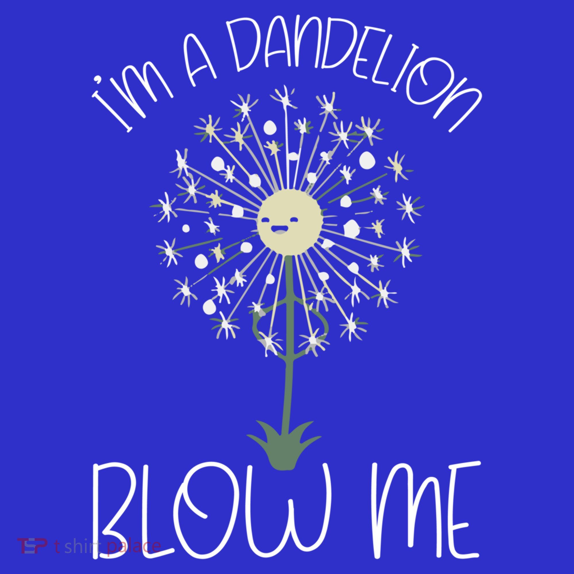 Im A Dandelion Blow Me Lazy Halloween Costume Funny Humor Gift T-Shirt