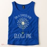 Im A Dandelion Blow Me Lazy Halloween Costume Funny Humor Gift Tank Top thumb 2