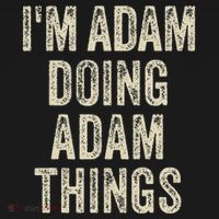 I'M ADAM DOING ADAM THINGS Funny Father's Day Dad Husband Tank Top thumb 6