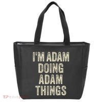 I'M ADAM DOING ADAM THINGS Funny Father's Day Dad Husband Tote Bag thumb 0