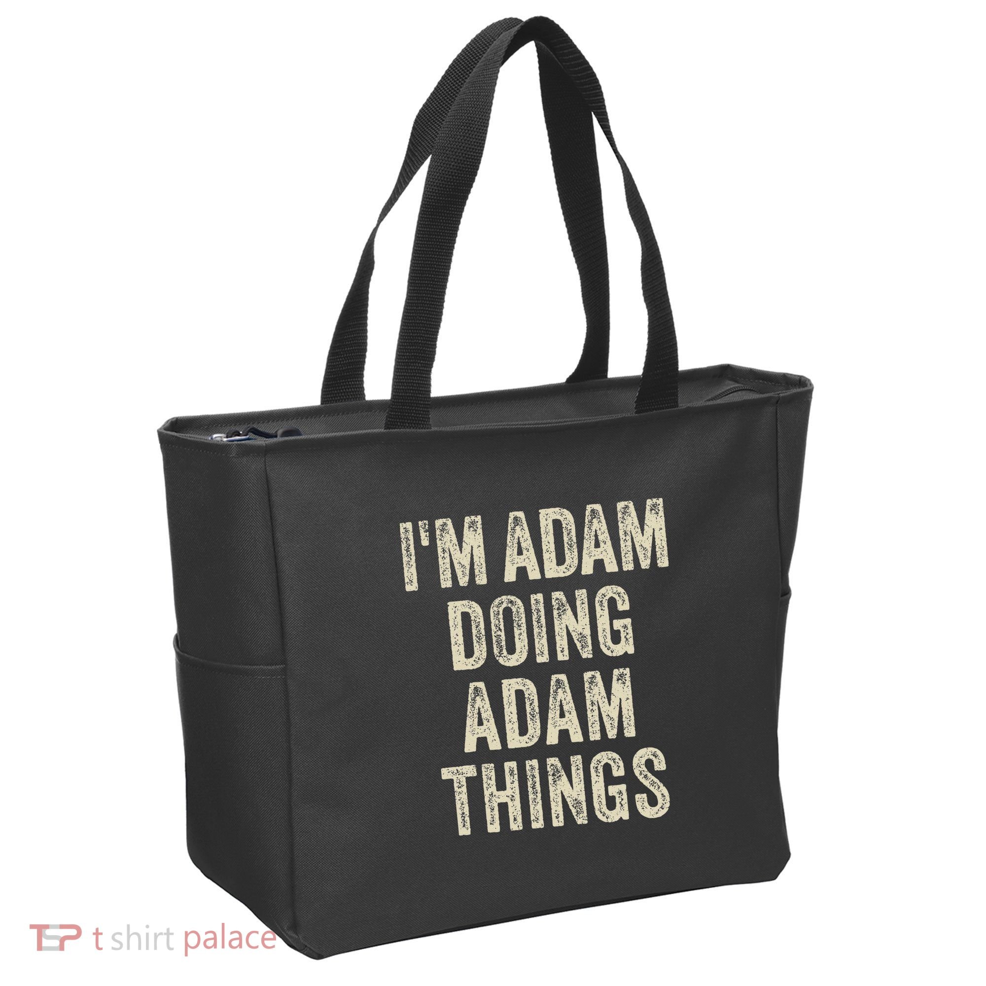 I'M ADAM DOING ADAM THINGS Funny Father's Day Dad Husband Tote Bag