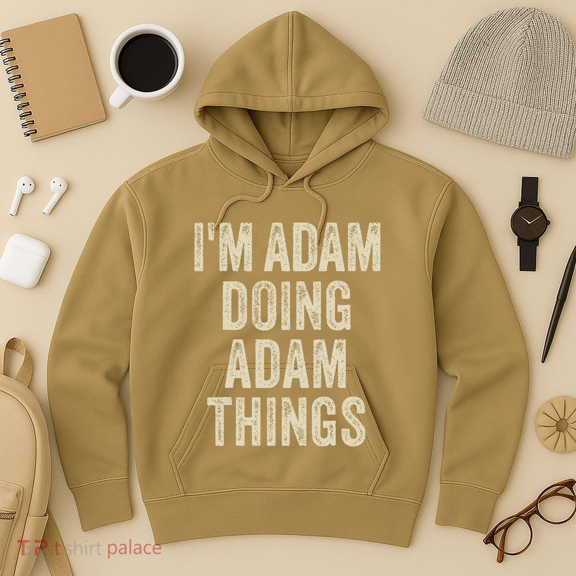 I'M ADAM DOING ADAM THINGS Funny Father's Day Dad Husband Hoodie