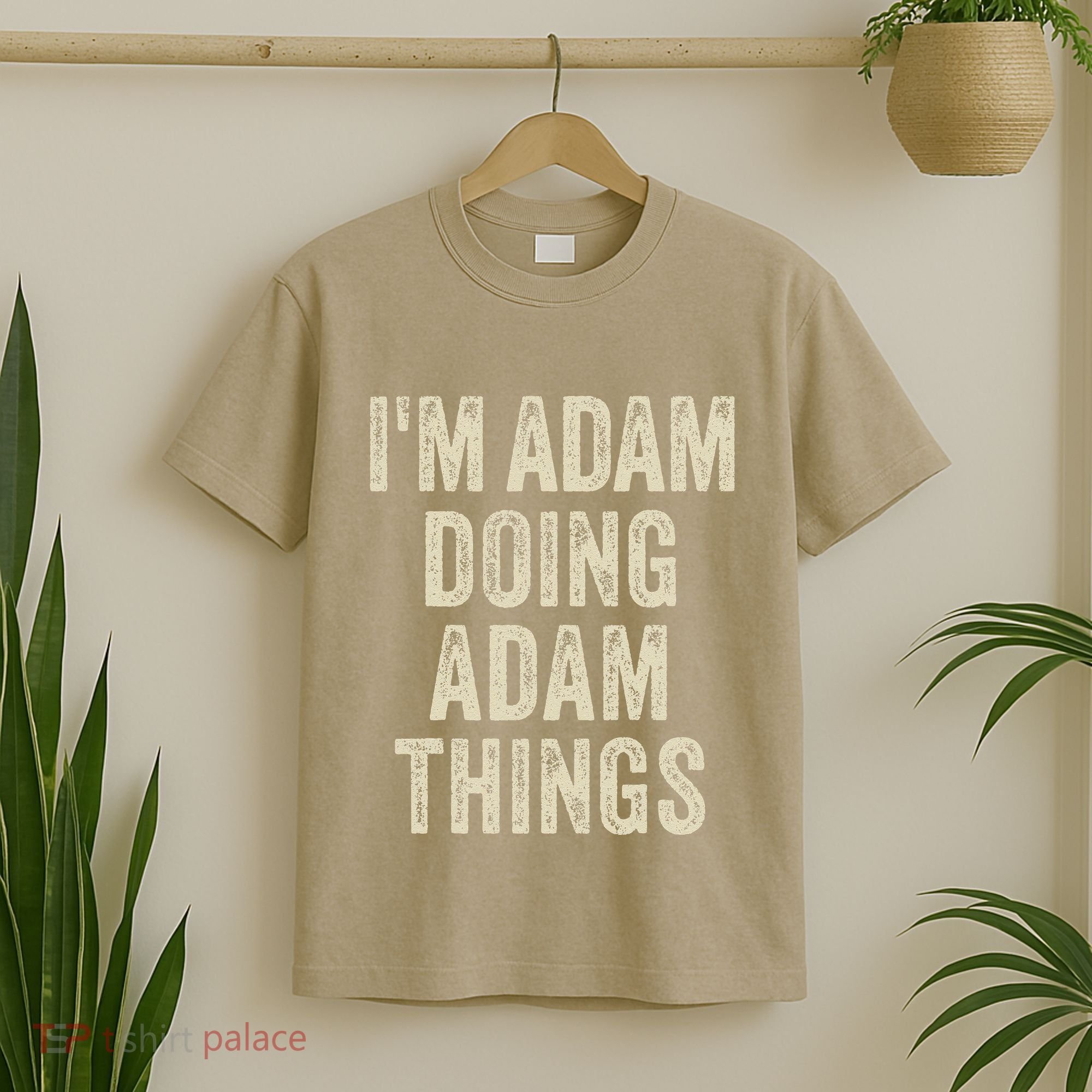 I'M ADAM DOING ADAM THINGS Funny Father's Day Dad Husband T-Shirt