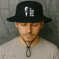 ItS Always Darkest Before The Don Funny Trump Mafia Don Bucket Hat thumb 2