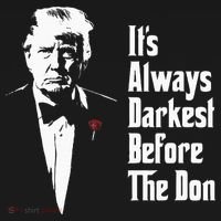 ItS Always Darkest Before The Don Funny Trump Mafia Don Bucket Hat thumb 4