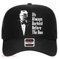 ItS Always Darkest Before The Don Funny Trump Mafia Don Hat thumb 0