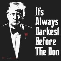 ItS Always Darkest Before The Don Funny Trump Mafia Don Hat thumb 2