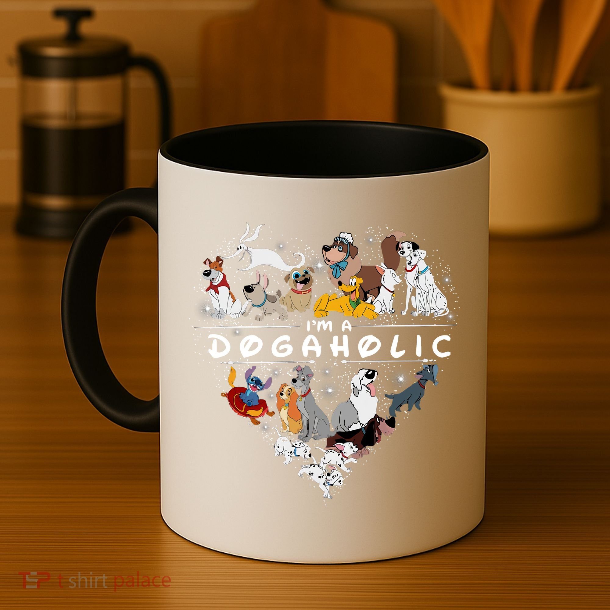 I'm A Dogaholic Dog Lover Heart Funny Trending Coffee Mug