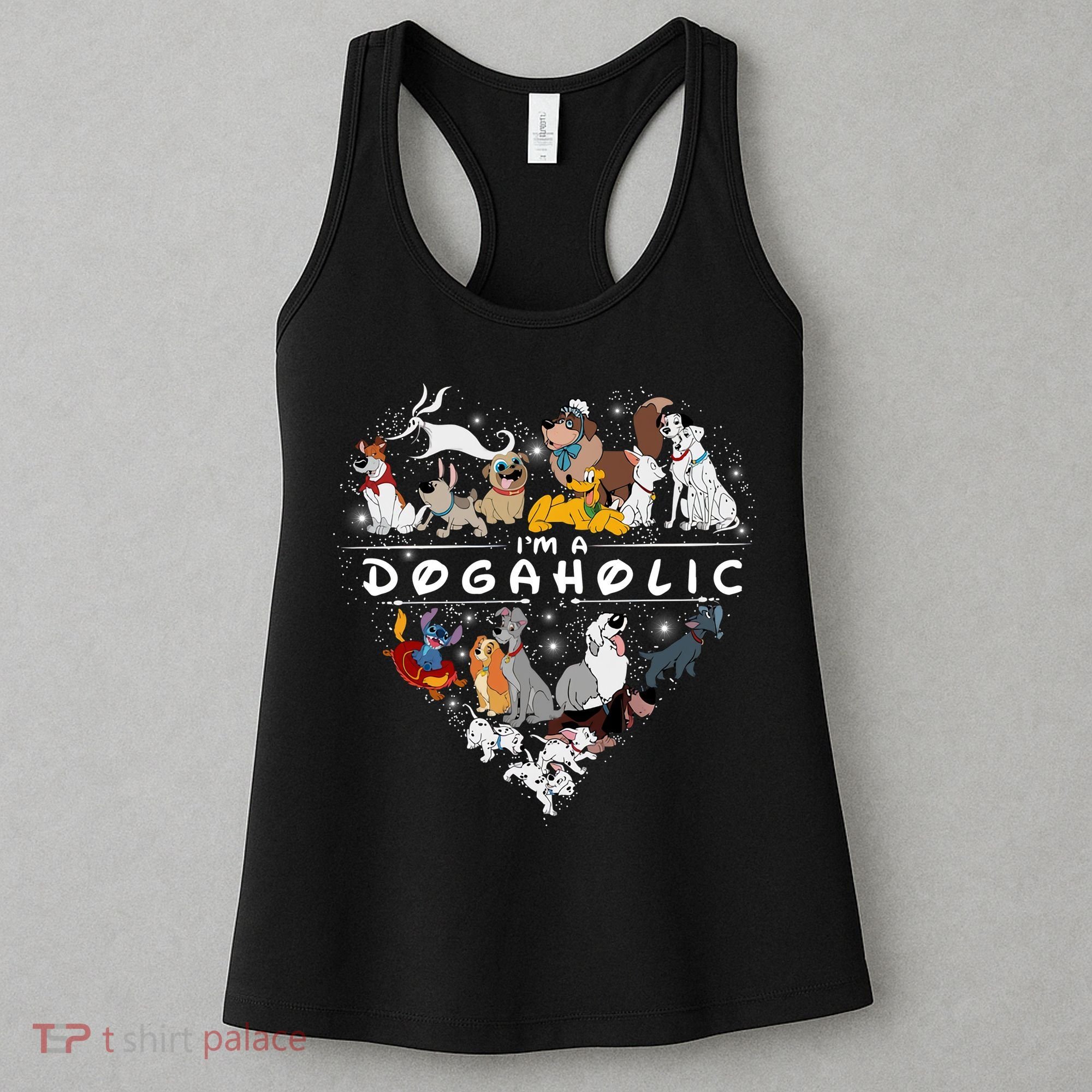 I'm A Dogaholic Dog Lover Heart Funny Trending Women's Tank Top