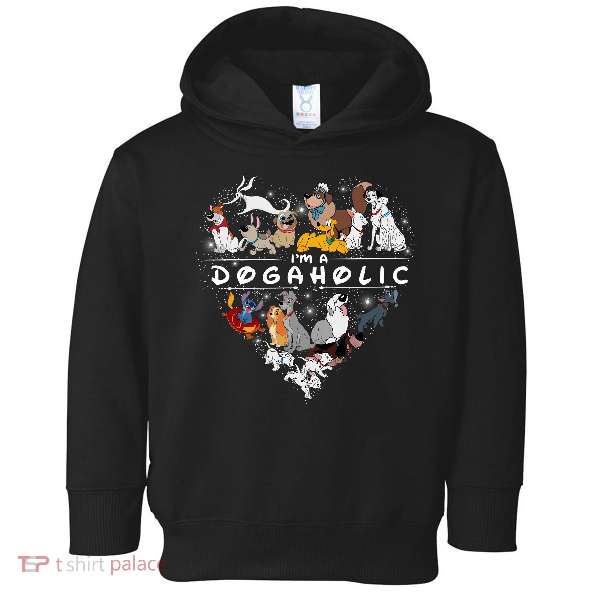 I'm A Dogaholic Dog Lover Heart Funny Trending Toddler Hoodie