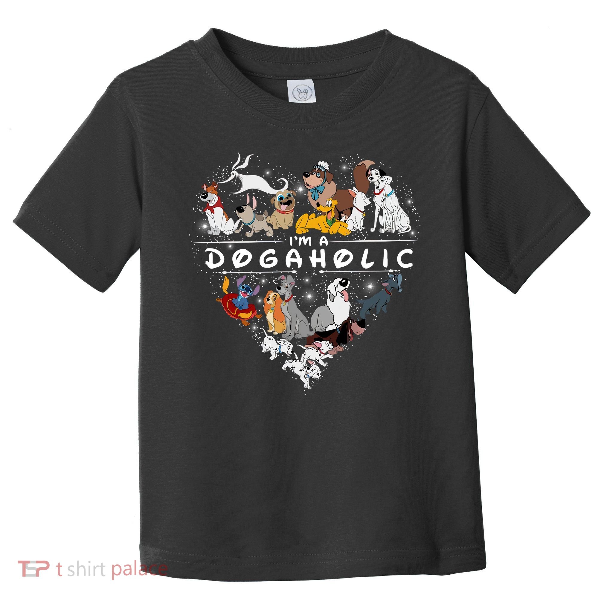 I'm A Dogaholic Dog Lover Heart Funny Trending Toddler T-Shirt